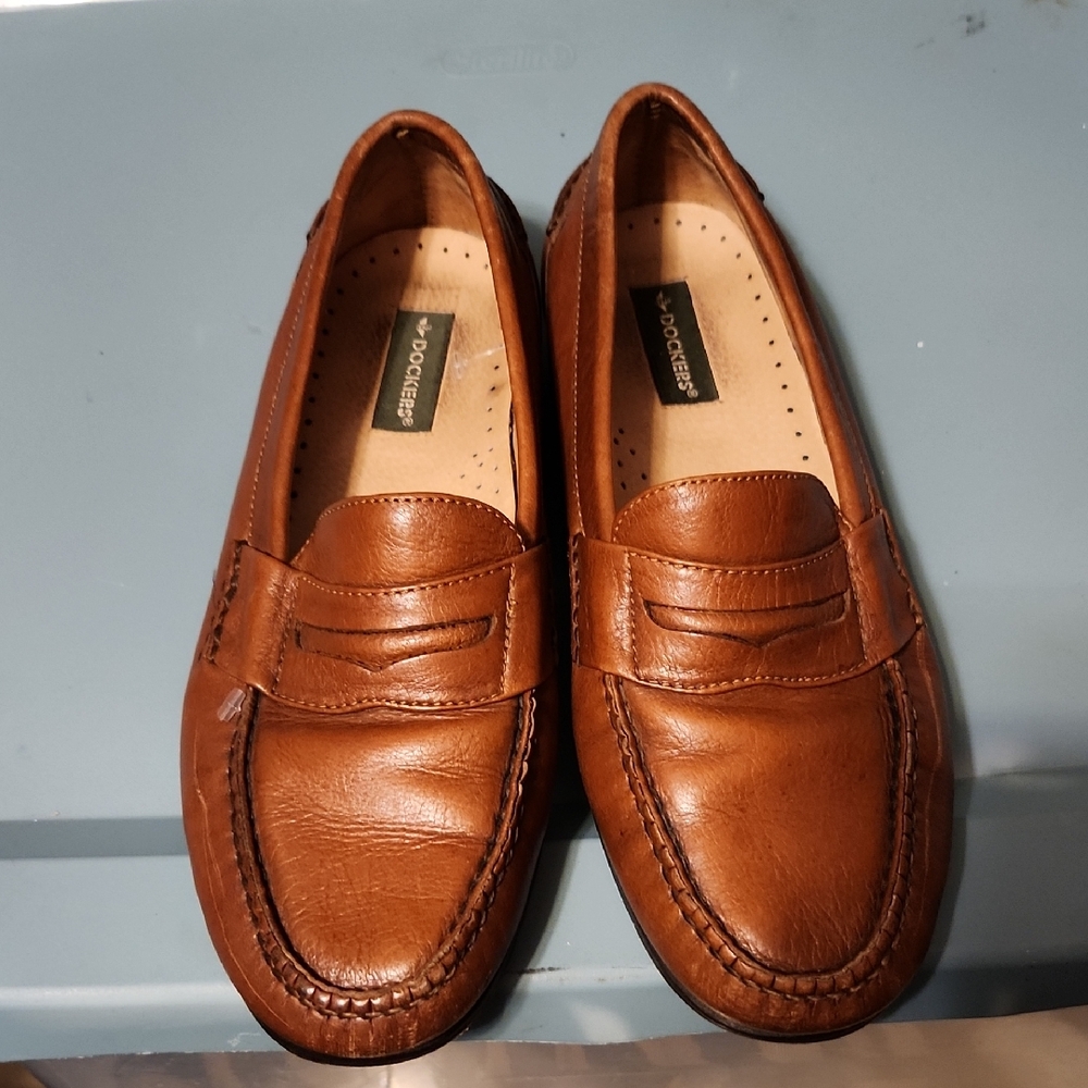 Dockers Men's Tan Leather Loafers